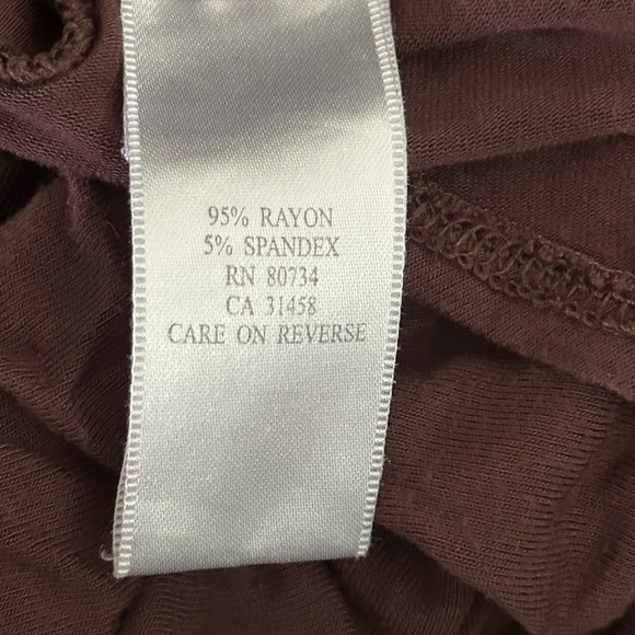 BCBG Max Azria Brown Jersey dress Medium petite - Picture 3 of 4